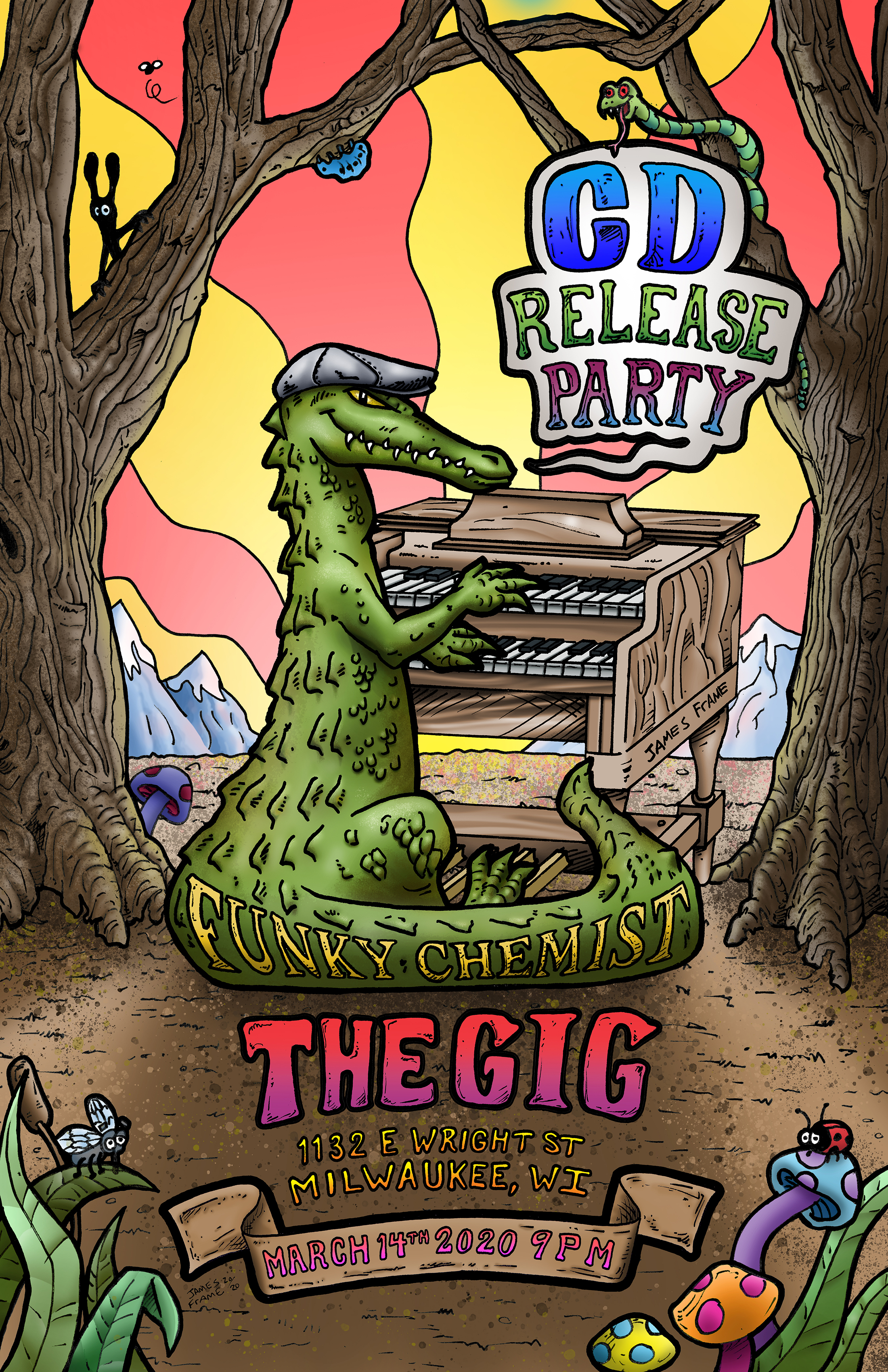 CD Release Flyer